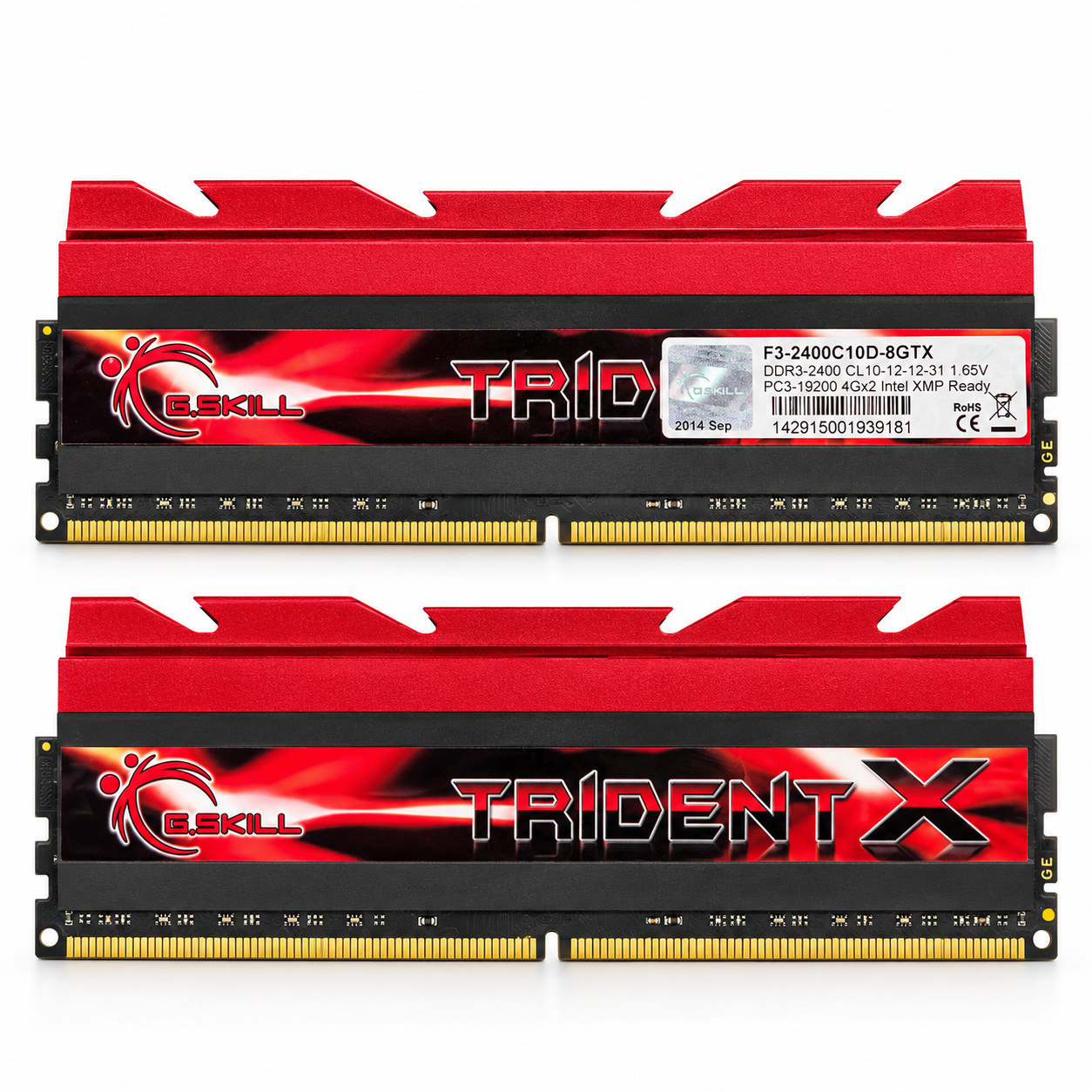 G.SKILL TridentX F3-2400C10D-8GTX 4GB DDR3-2400 Modul