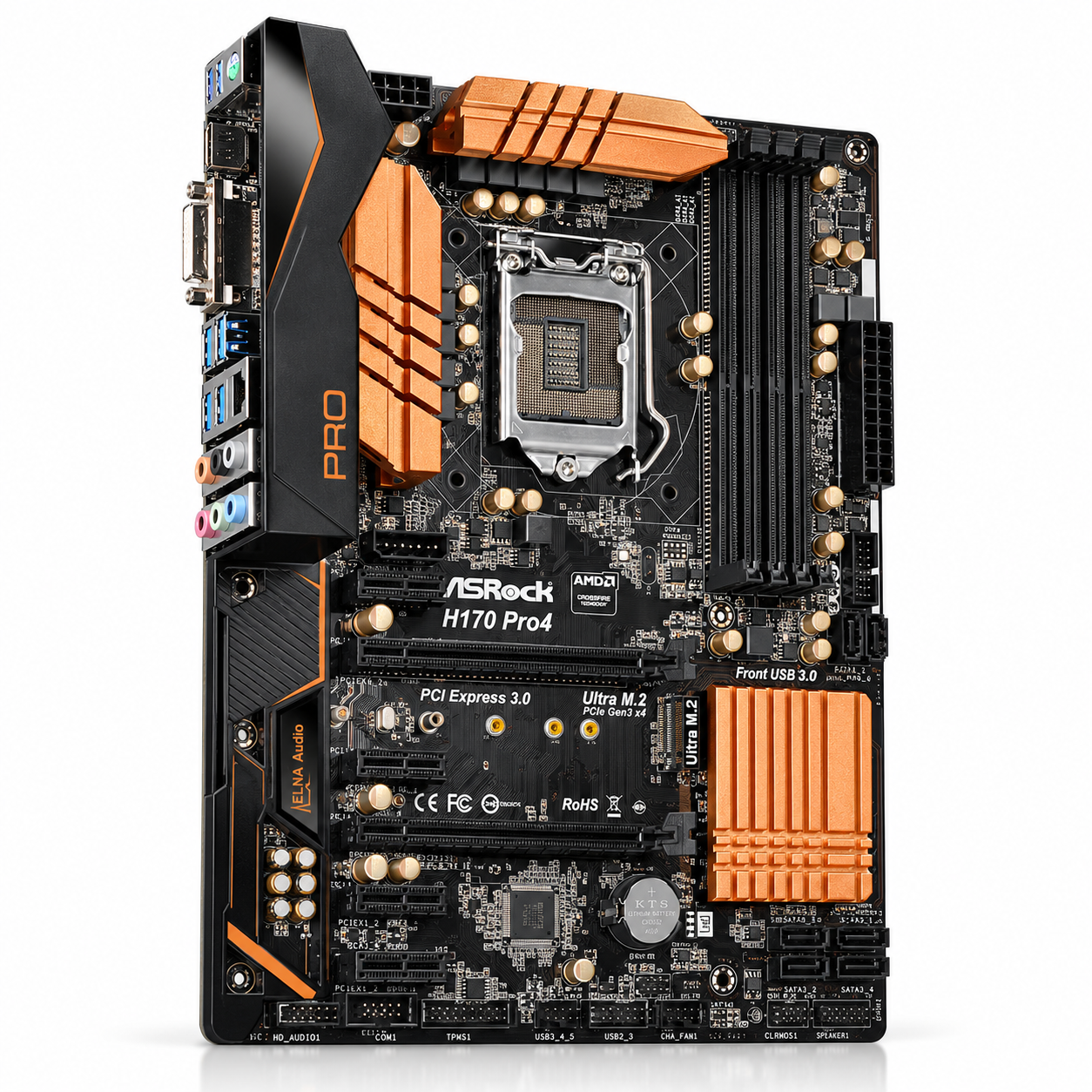 ASRock H170 Pro4 Intel H170 LGA 1151 ATX Mainboard