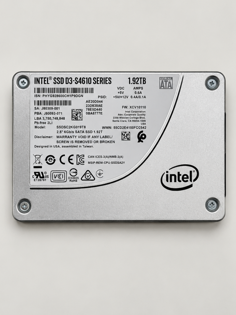 Intel SSD D3-S4610 1,92 TB SSDSC2KG019T8 Enterprise SATA SSD